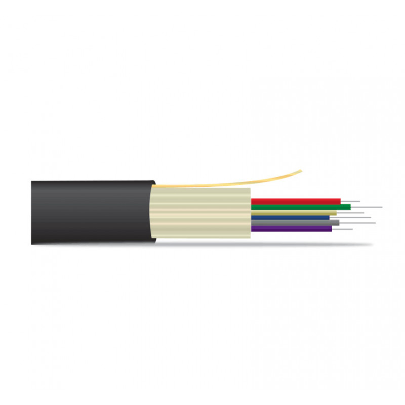 CABLE DE F.O. FIBER OPTIC CABLE MULTI-MODE 50/125 OM3 WITH METALLIC ARMOUR, 12 FIBERS, LSZH