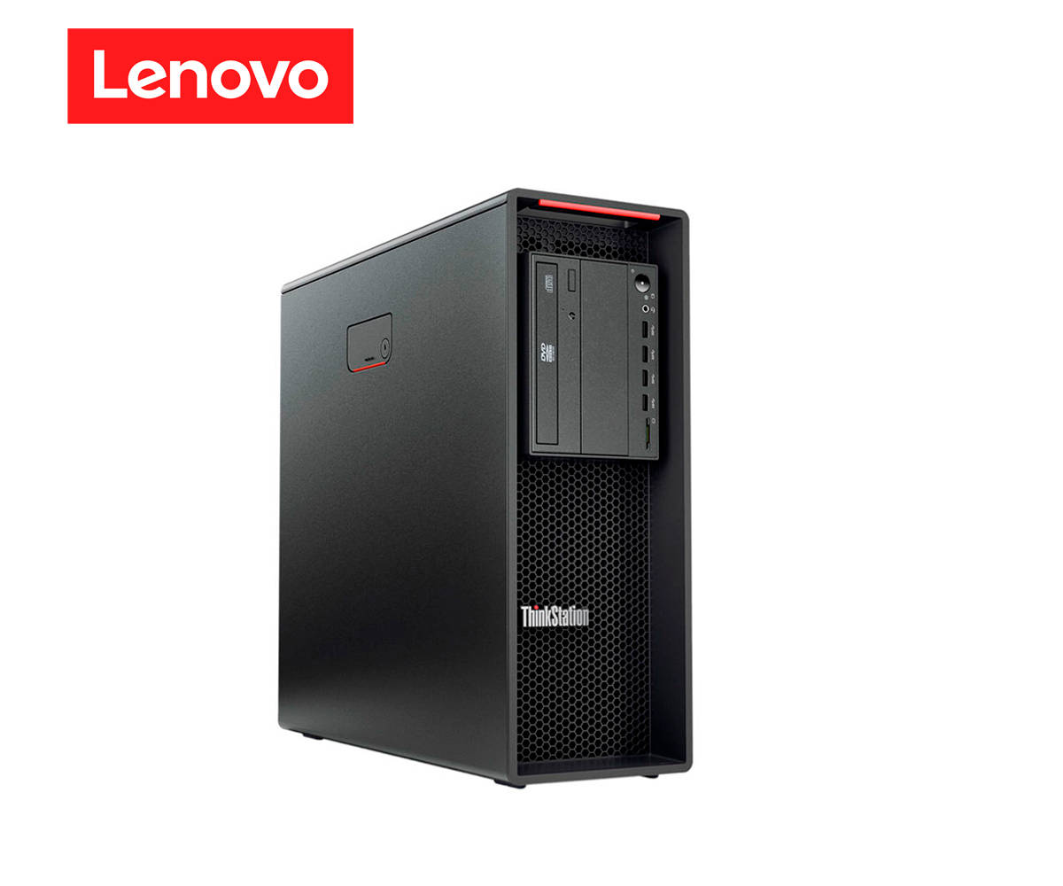 PC WorkStation Lenovo ThinkStation P520 Tower, Intel Xeon W-2135 3.7 GHz (6 núcleos), RAM 32GB DDR4, Sólido SSD 1TB, Video Nvidia Quadro P1000 con 4GB, Windows 10 Pro