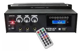 Amplificador profesional 80W MP3, USB, MMC, Radio FM y Bluetooth BATBLACK PAM3-1006
