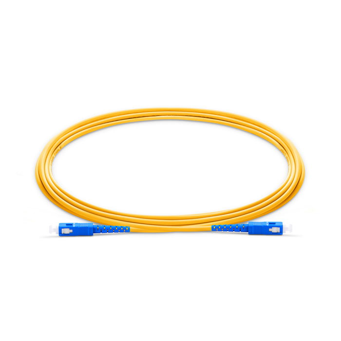 PATCH CORD DE FIBRA OPTICA SC/SC DUPLEX MONOMODO COLOR AMARILLO DE 3 METROS - NEXCONEC COD: APS1S1DA12YLS03