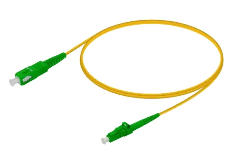 PATCH CORD LC/APC - SC/APC SIMPLEX SM 3MM 3MT
