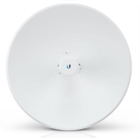PBE-5AC-500 - AIRMAX HASTA 450MBPS+ TCP/IP CON 256QAM MIMO2X2, 802.11AC 26DBM POWER, 5GHZ ANTENNA DISH 27DBI UN PUERTO ETHERNET 10/100/1000 MBPS INCLUYE POE DE 24V, 0.5A GIGE