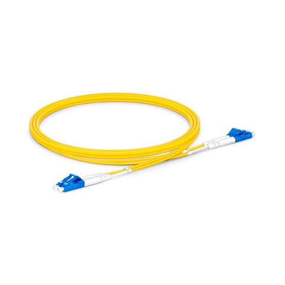 LC/UPC-LC/UPC Duplex P cord 2mtr YELLOW 9/125 OS2 2mm LSZH Cable