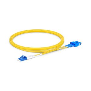 Patchcord monomodo LC-LC duplex chaqueta LSZH de 3 metros