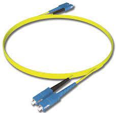 Patchcord monomodo SC-SC duplex chaqueta LSZH de 2 metros