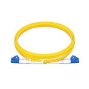 Patch cord FIBERMAX dúplex SM G.652.D, 9/125um, LC/UPC - FC/UPC, 3mm, LSZH, amarillo, de 20 metro