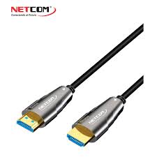 CABLE HDMI 2.0 DE FIBRA OPTICA DE 100 METROS ULTRA HD 4K 60HZ NETCOM