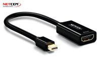 CABLE ADAPTADOR DE MINI DISPLAYPORT DP MACHO A HDMI HEMBRA ULTRA HD 4K 60HZ NETCOM