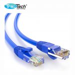 CABLE DE RED PATCH CORD CAT 6 DE 10 METROS 23AWG AZUL TRAUTECH
