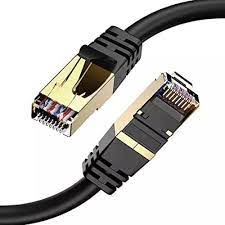 CABLE DE RED RJ-45 PATCH CORD CAT. 7 SSTP DE 5 METROS 10 GBPS 23AWG NEGRO NETCOM