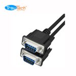 CABLE ADAPTADOR SERIAL DB9 RS232 MACHO A MACHO DE 1.80 METROS TRAUTECH