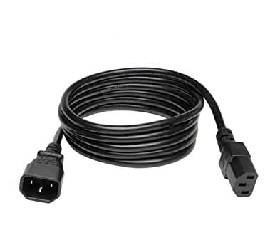 CABLE DE PODER UPS C13  HEMBRA A C14 MACHO DE 3 METROS CALIBRE 3X16 AWG TRAUTECH