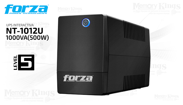 UPS   1000VA  MODELO NT-1012U  FORZA 500W 220V 6 TOMAS