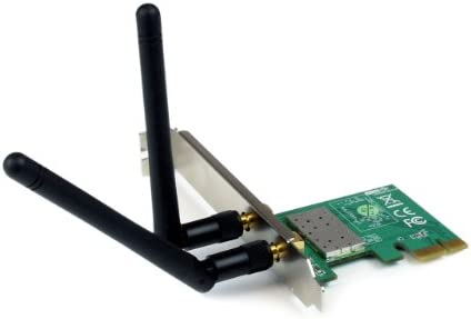 StarTech.com IEEE 802.11n Adaptador Wi-Fi para Computadora de escritorio - PCI Express x1 - 300Mbit/s - 2.48GHz ISM - Interno