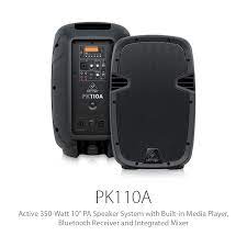 Behringer PK110A - 350w 10pulg bluetooth parlantes activos (unidad)