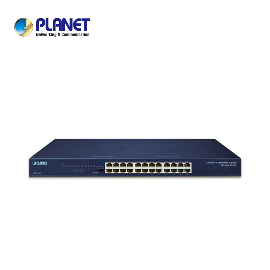 Switch rackeable 24 puertos gigabit ethernet - GSW-2401