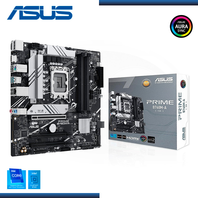 LGA 1700  INTEL ASUS PRIME-B760M-A-CSM DDR5 MATX