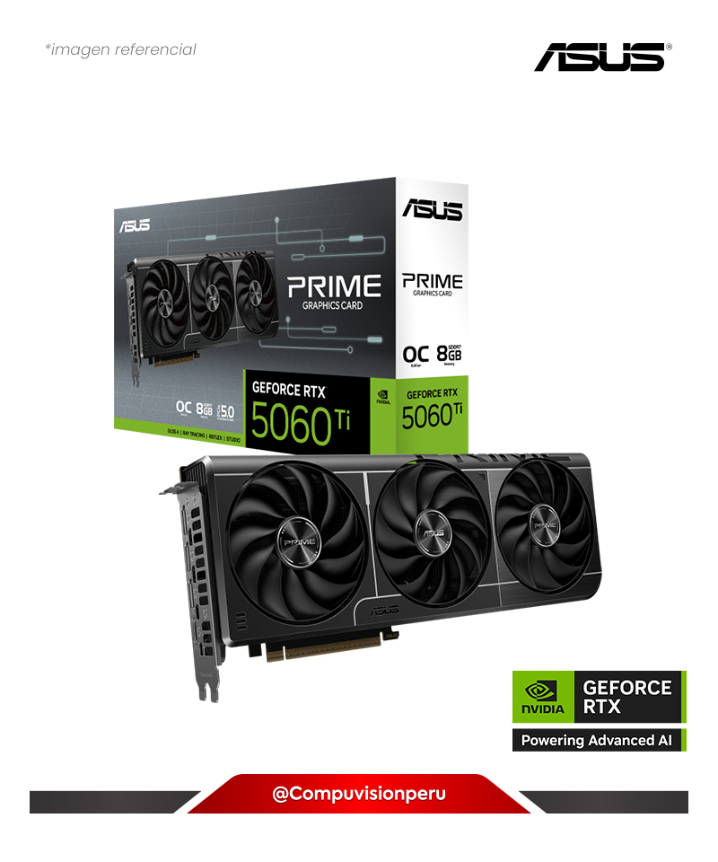 TARJETA DE VIDEO ASUS PRIME-RTX5060TI-O8G