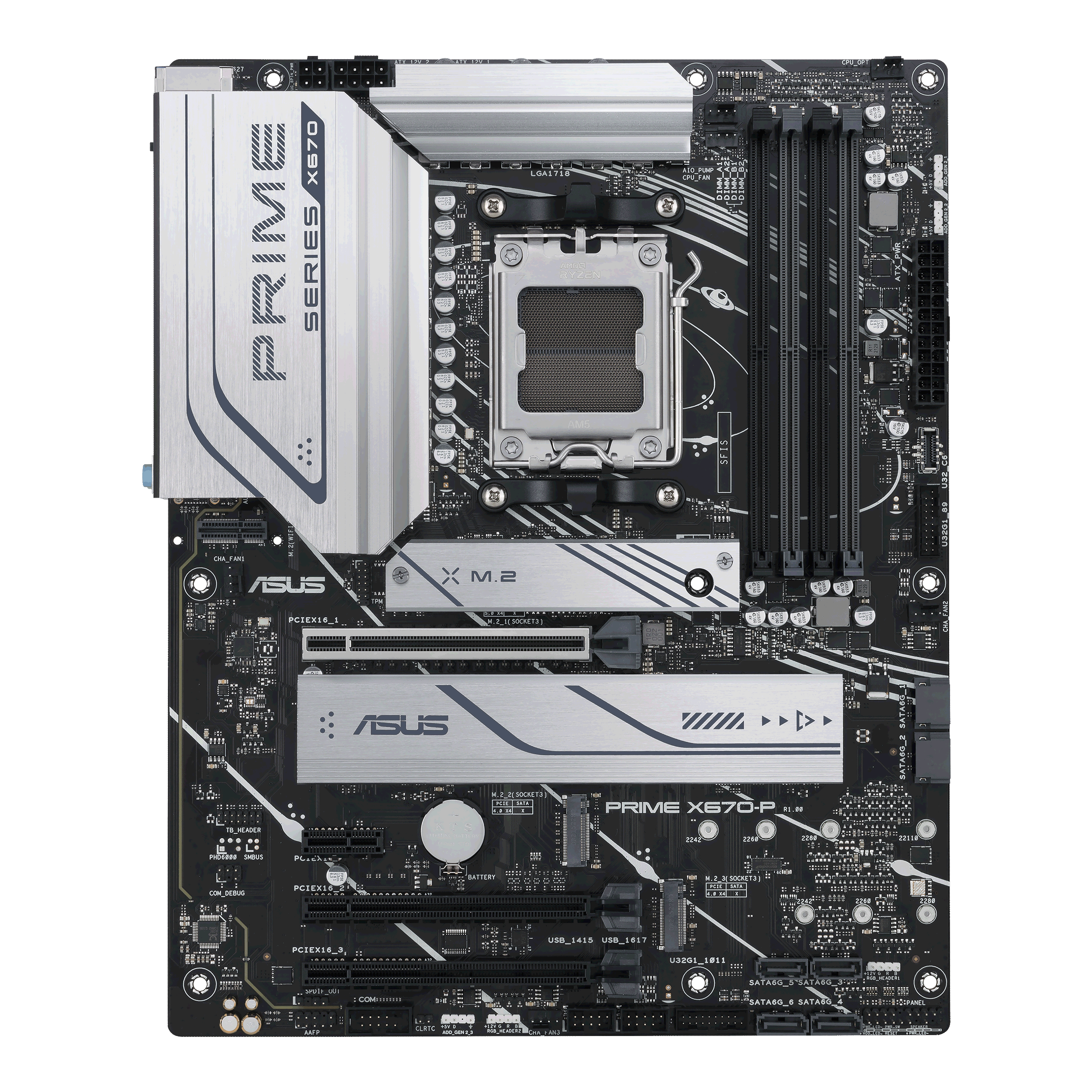 AM5 ASUS - AMD PRIME X670-P RYZEN 7000 ATX DDR5 ATX