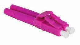 Pigtail LC/UPC FIBERMAX MM OM4 Magenta, LSZH, 0.9mm, conector Magenta, de 1.5 metros