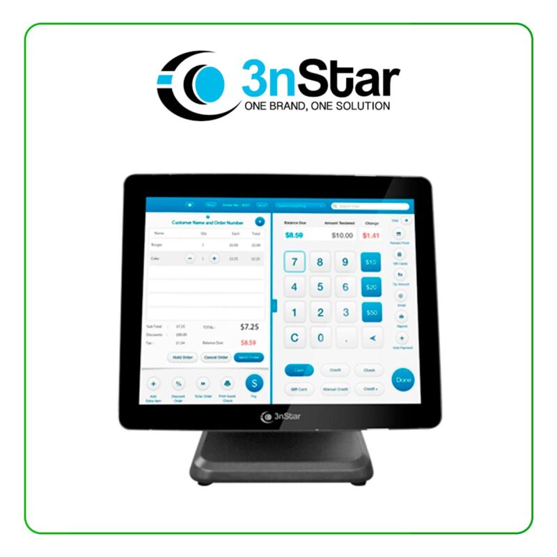 ALL IN ONE 3NSTAR POS INTEL CORE I5 4210U / RAM 8GB / 256GB SSD / DISPLAY 15&#8243; (PTE0205W-8-240W10)
