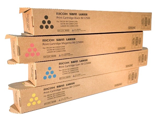 Kit de Toneres Ricoh IM C2500, IM C2000 Pack 4 Colores