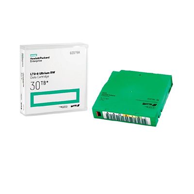 Cartucho de datos HPE LTO 8 Ultrium de 30 TB RW