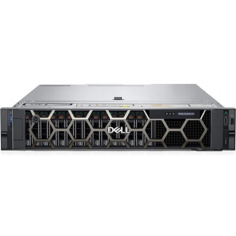 Servidor Dell EMC PowerEdge R550 - 1 Xeon Silver 4310 2.10GHz - 32GB RAM - 480GB SSD - SCSI (SAS) Incluido de Serie, Serie ATA Controlador - 2U Montable en bastidor - Intel Chip - 2 Soporte del Procesador - 1TB Soporte de RAM