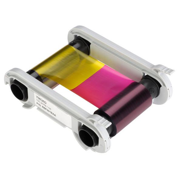 RIBBON P/CARNET 5 PANEL COLOR RIBBON - YMCKO 200 PRINTS