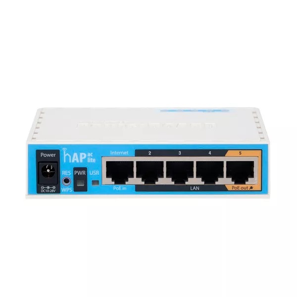 HAP AC - RB962UIGS-5HACT2HNT WITH 720MHZ CPU, 128MB RAM, 5X GIGABIT LAN, BUILT-IN 2.4GHZ 802.11B/G/N