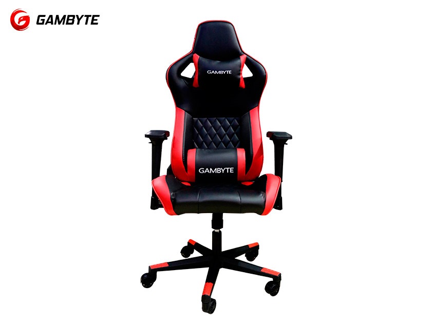 SILLA GAMBYTE ( RGC-9863 ) PRO GAMING | NEGRO C/ ROJO