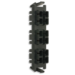 Panel FO con 12 Acopladores SC MM/SM Negro (No compatible con Light Verse)