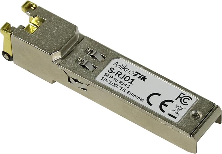 MIKROTIK S-RJ01 - MODULO CONVERTIDOR DE SFP A ETHERNET 10/100/1000MBIT/S