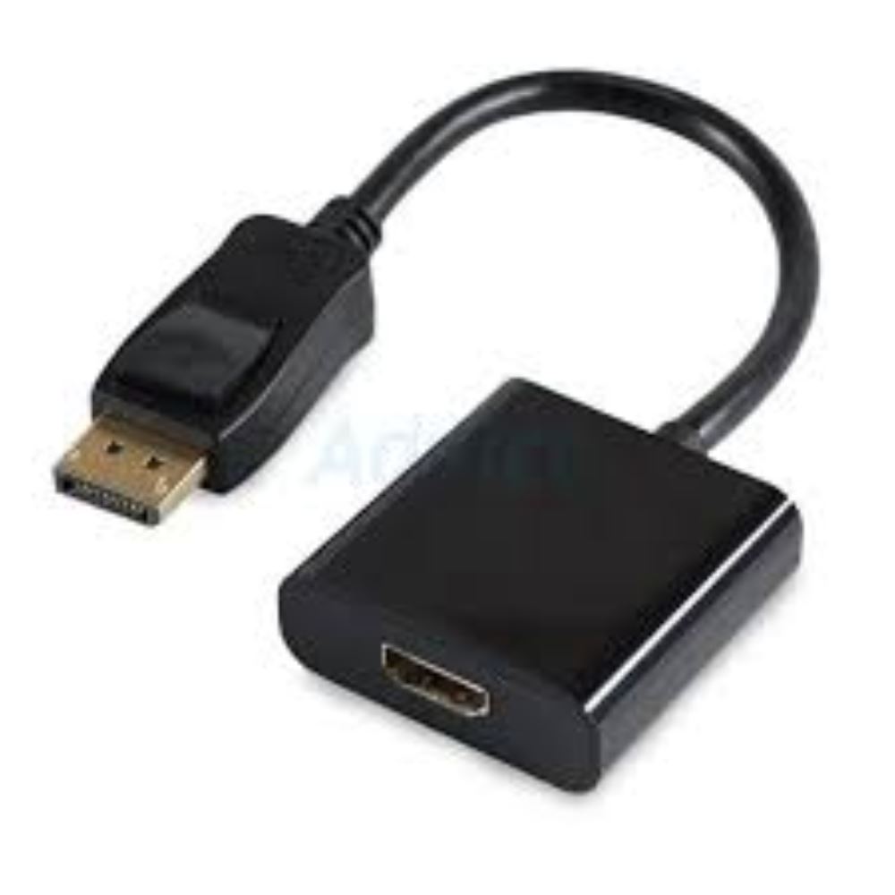 Adaptador Convertidor Display Port Dp A HDMI Dp Macho A HDMI Negro