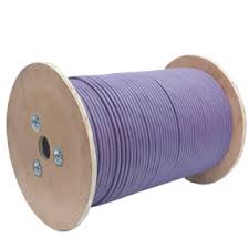 ROLLO X 305 METROS CABLE DE RED F/UTP CAT6A LSFRZH CALIBRE 23AWG PURO COBRE VIOLETA SATRA