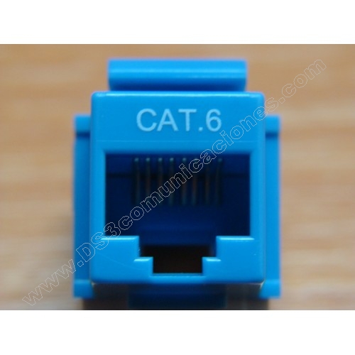 JACK ANGULAR CAT6 AZUL SATRA