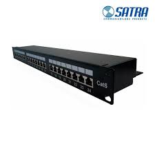 PATCH PANEL CAT6A MOD 24 PTOS BLINDADO C/J SATRA