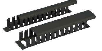 ORDENADOR HORIZONTAL DE 2RU METALICO NEGRO 19"