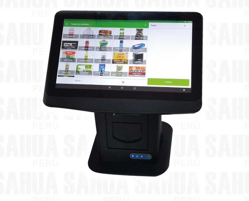 TERMINAL DE VENTA ALL IN ONE ANDROID POS SBV-A102L C/ IMPRESORA INTEGRADA/ ARM CORTEX-A53 64 bit Eight core