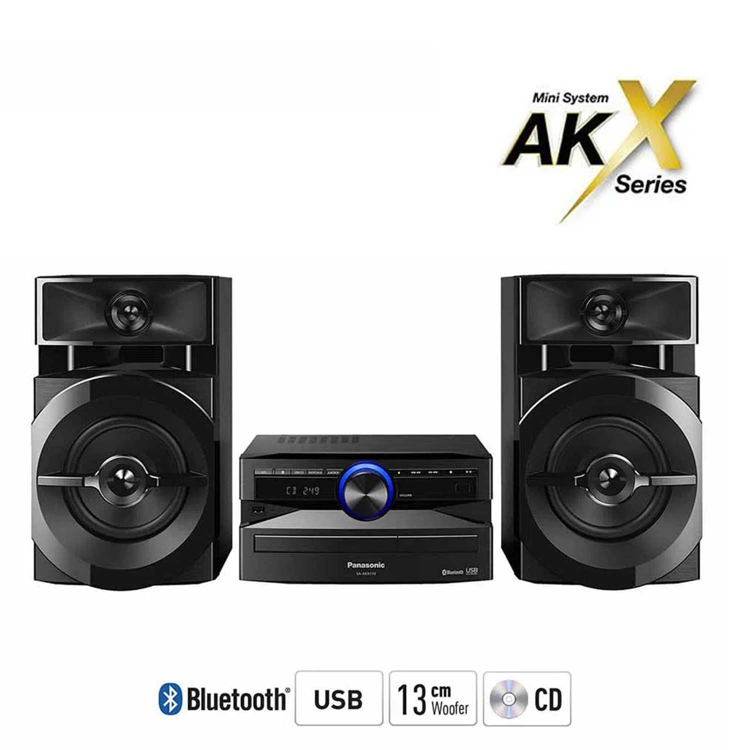 Panasonic Minicomponente 300W SC-AKX110PSK