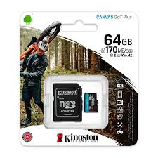 memoria flash microsdxc kingston canvas go! plus,64gb con adaptador sd.[@@@]rendimien