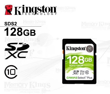 MEMORIA SD 128GB KINGSTON Canvas Select Plus CL10