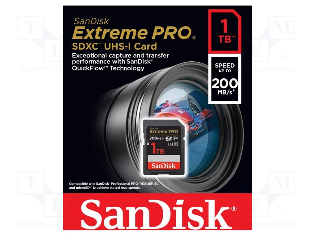 SanDisk Extreme Pro - Tarjeta de memoria flash - 1 TB