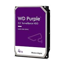 DISCO DURO SATA 4TB (4000GB) ESPECIAL PARA DVR - WESTERN DIGITAL  PURPLE