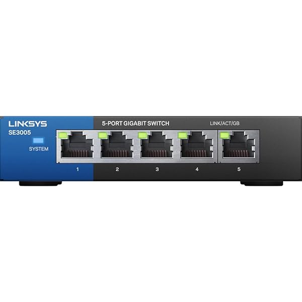 LINKSYS SE3005 5-PORT GIGABIT SWITCH