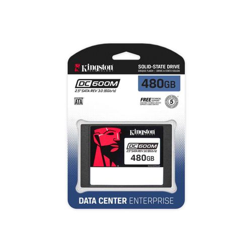 unidad en estado solido kingston dc600m 480gb, sata rev. 3.0 (6gb/seg), 2.5