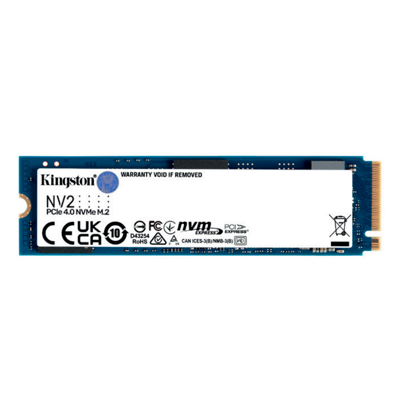 DISCO SOLIDO SSD M.2 PCIE KINGSTON 1TB NV2, 2280, GEN4, NVME, UNIDAD INTERNA DE ESTADO SOLIDO, PARA PC, LAPTOP, LECTURA 3500MB/S (SNV2S/1000G )