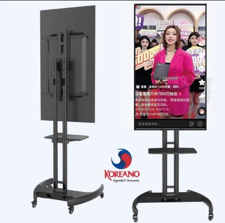 RACK SOPORTE DE PEDESTAL PARA TV 32" A 75"- SP90-6040 - KOREANO