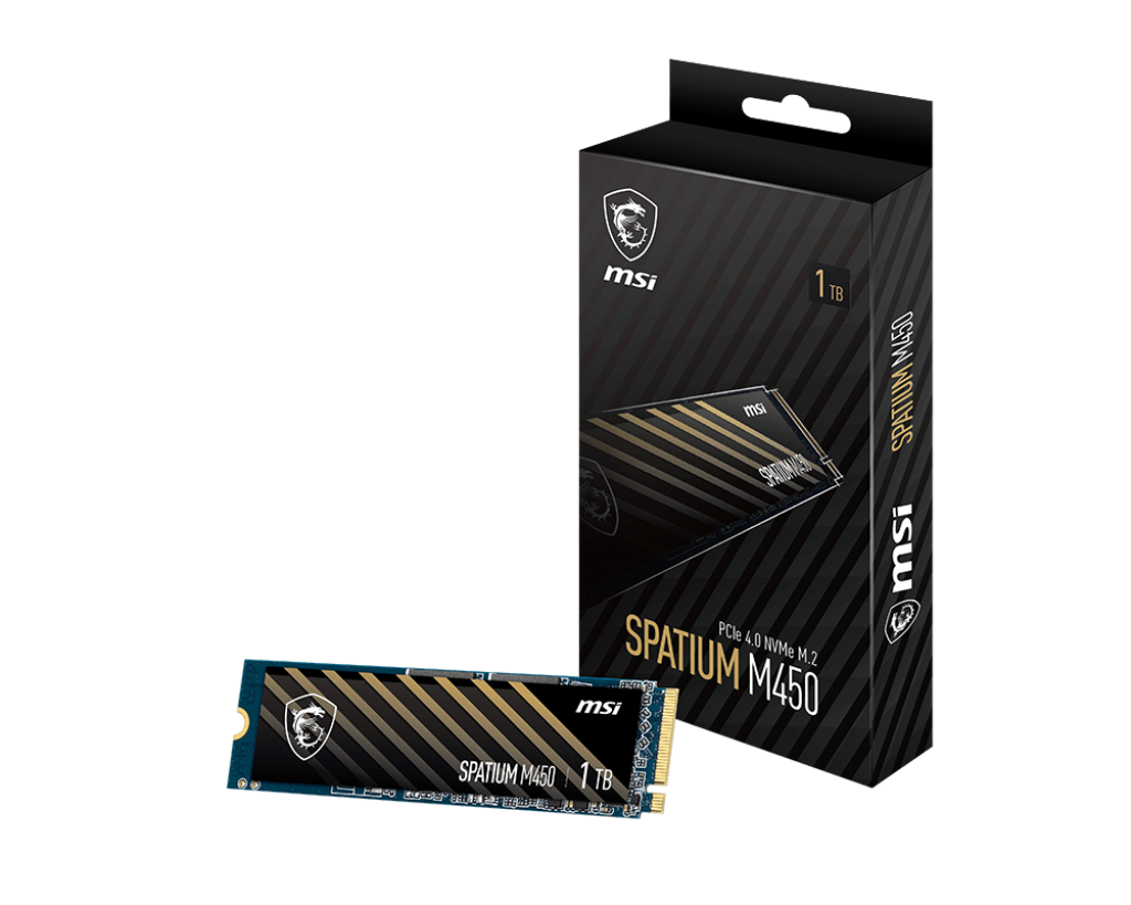 DISCO SOLIDO MSI SPATIUM M450 PCIE4.0 NVME M.2 500GB