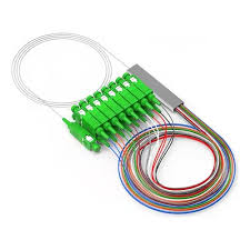 SPLITTER 1x16 PLC CON CONECTORES SC/APC 0.9MM 1MT (COLORES) (DIVISOR PARA FIBRA OPTICA)